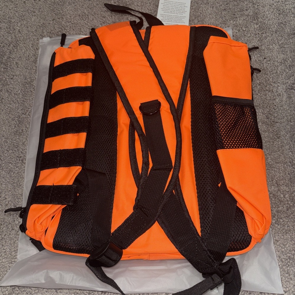 Battle Armor Cornhole Backpack for Bags (large, Black+Orange) - Picture 3 of 6